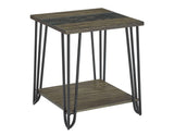 Harper End Table with SIntered Stone Inlay by Steve Silver at Eve Furniture