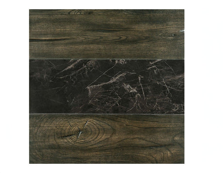 Harper End Table with SIntered Stone Inlay by Steve Silver at Eve Furniture