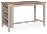 Harperfeld Natural/Gray Counter Height Dining Table