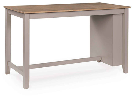 Harperfeld Natural/Gray Counter Height Dining Table by Ashley at Eve Furniture