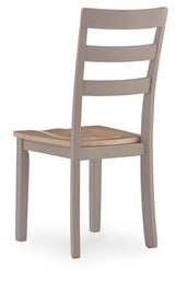 Harperfeld Natural/Gray Dining Chair, Set of 2 by Ashley at Eve Furniture