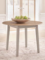 Harperfeld Natural/Gray Dining Drop Leaf Table