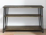 Harper Sofa Table with SIntered Stone Inlay by Steve Silver at Eve Furniture