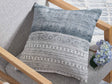 Harperville Blue/White Pillow by Ashley at Eve Furniture