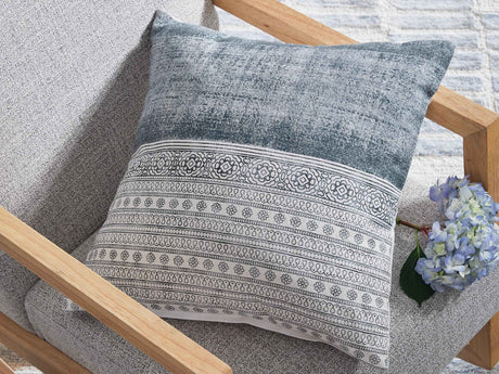 Harperville Blue/White Pillow by Ashley at Eve Furniture