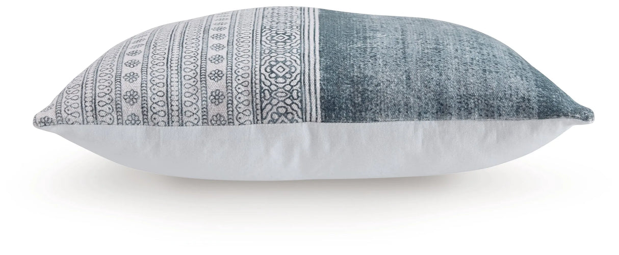 Harperville Blue/White Pillow (Set of 4) by Ashley at Eve Furniture