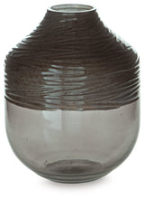 Harpwick Metallic Gray Vase by Ashley at Eve Furniture