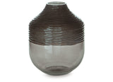 Harpwick Metallic Gray Vase by Ashley at Eve Furniture