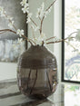 Harpwick Metallic Gray Vase by Ashley at Eve Furniture