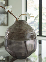 Harpwick Metallic Gray Vase by ASHLEY FURNITURE at Eve Furniture
