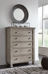 Harrastone Gray Chest of Drawers