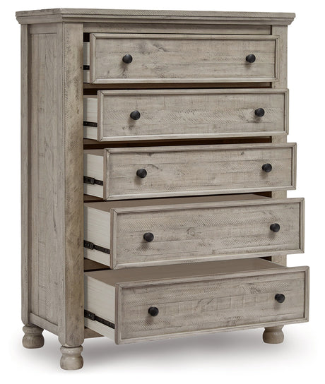 Harrastone Gray Chest of Drawers