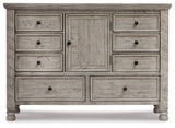 Harrastone Gray Dresser