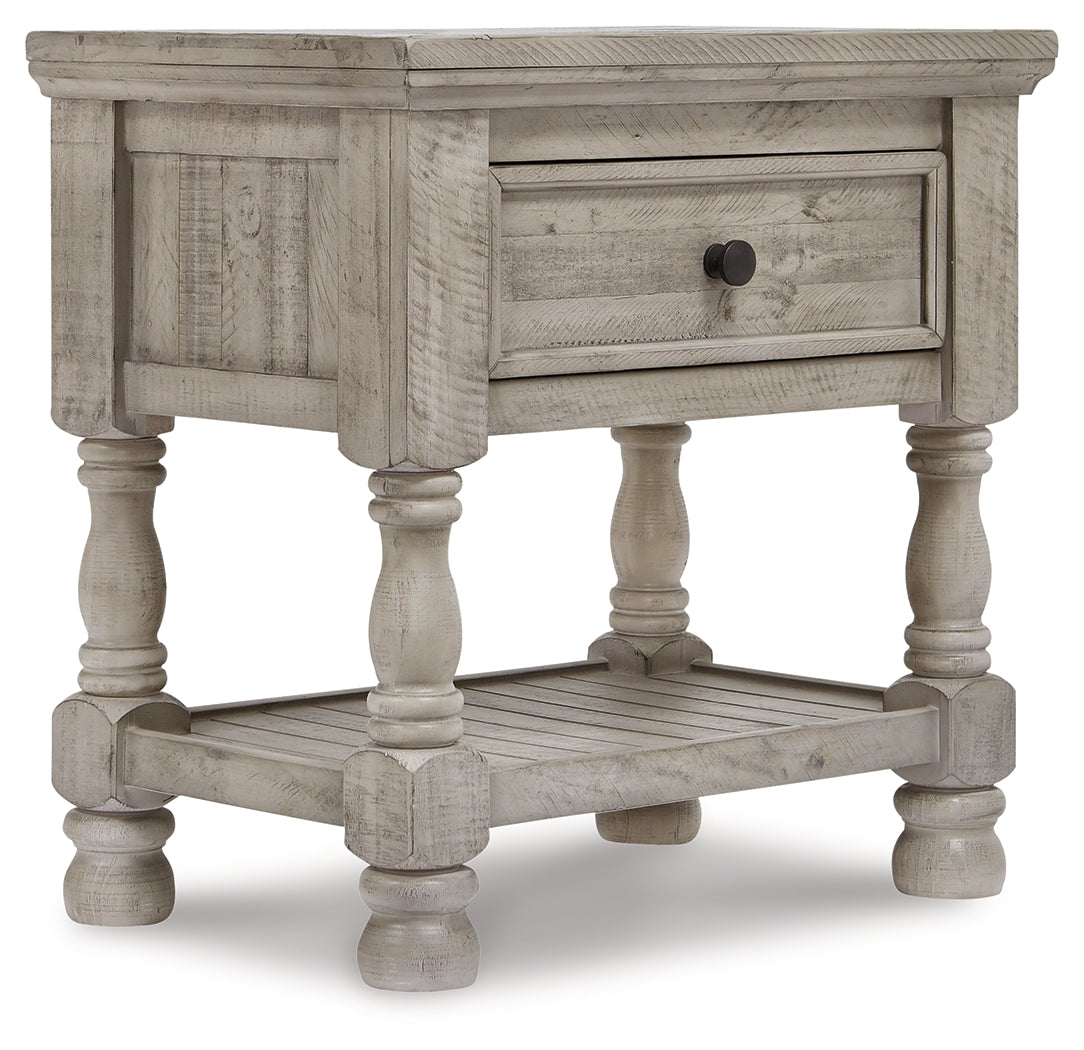 Harrastone Gray Nightstand