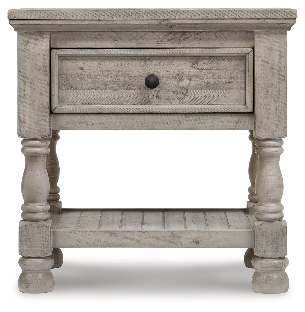 Harrastone Gray Nightstand