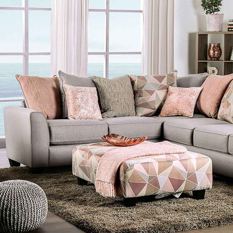 Harriden Gray Sectional by Furniture of America at Eve Furniture