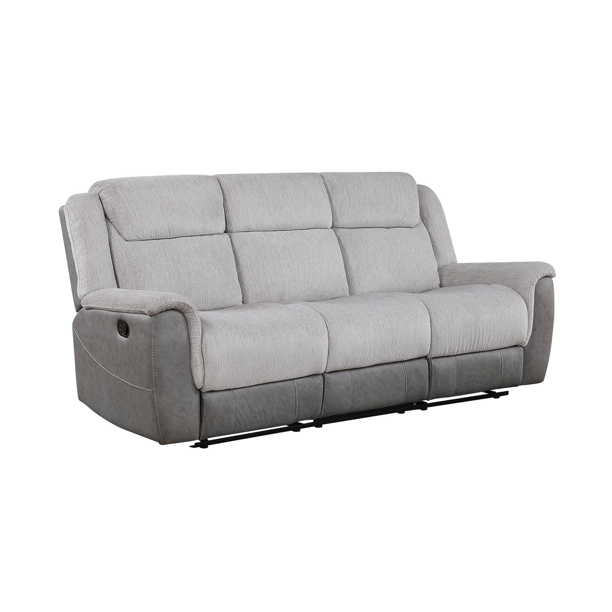 Harriette Gray Double Reclining Living Room Set by Homelegance at Eve Furniture
