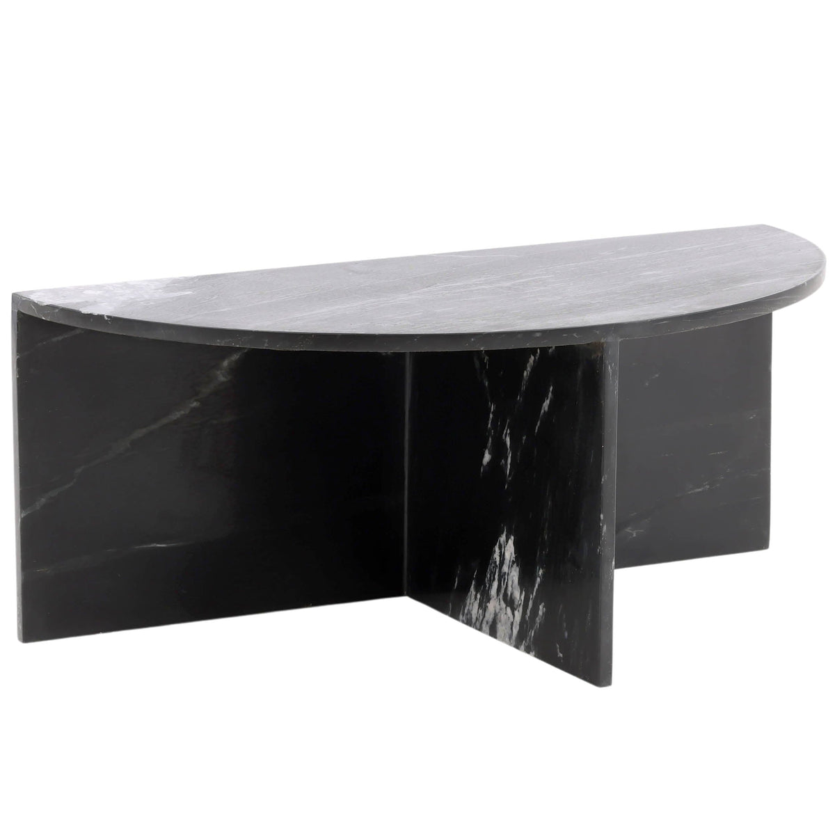 Harrington Coffee Table, Black/Cream, Set of 2 by Dovetail at Eve Furniture