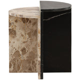 Harrington Nesting Table, Black/Cream, Set of 2 by Dovetail at Eve Furniture