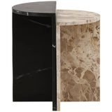Harrington Nesting Table, Black/Cream, Set of 2 by Dovetail at Eve Furniture