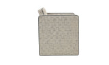 Harris Accent Chair Black And Beige Weave by Moe's Home at Eve Furniture