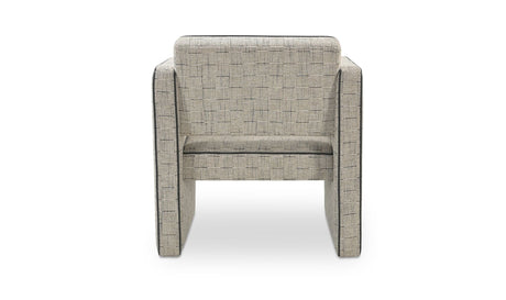 Harris Accent Chair Black And Beige Weave by Moe's Home at Eve Furniture
