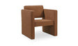 Harris Accent Chair Burgundy by Moe's Home at Eve Furniture