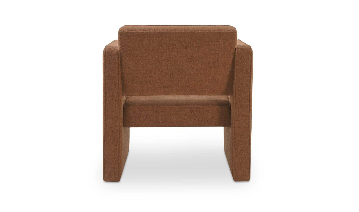 Harris Burgundy Accent Chair by Moe's Home at Eve Furniture