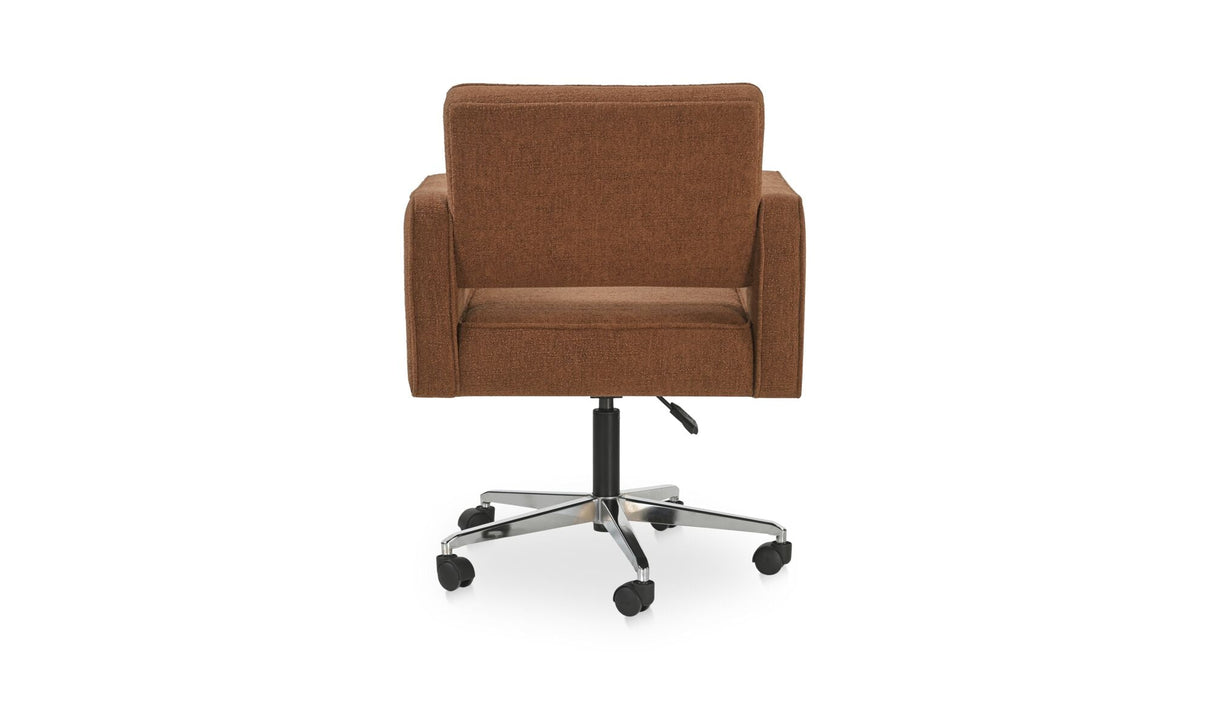 Harris Office Chair Burgundy by Moe's Home at Eve Furniture