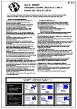 Harris Cocktail Table by Steve Silver at Eve Furniture