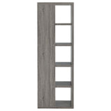 Harrison Weathered Gray 5-Tier Bookcase