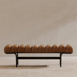 Harrison Brown Bench by Moe's Home at Eve Furniture