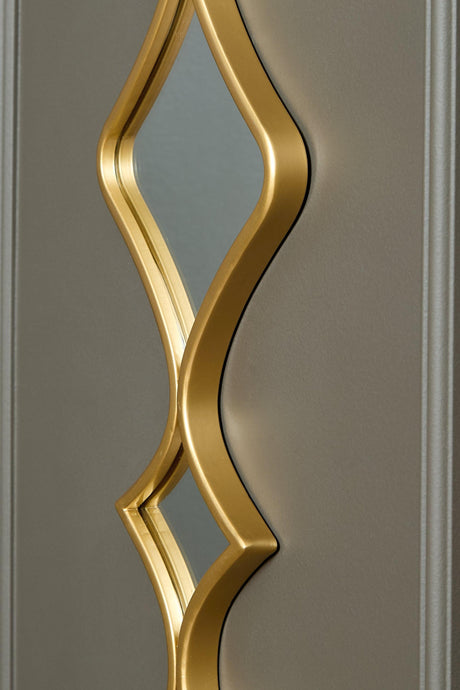 Harriswood Gold Finish Accent Mirror Set (Set of 2) by Ashley at Eve Furniture