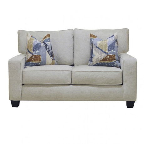 Harrow Linen Beige Loveseat by Furniture of America at Eve Furniture