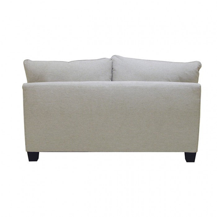 Harrow Linen Beige Loveseat by Furniture of America at Eve Furniture