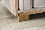 Harstad Light Brown/Natural Chair by Furniture of America at Eve Furniture