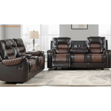 Hart Two-Tone 3-Piece Reclining Set by Homelegance at Eve Furniture