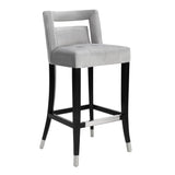 Hart Velvet Stool by TOV Furniture at Eve Furniture