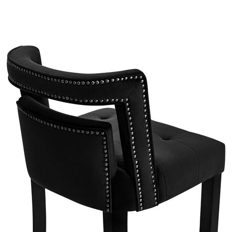 Hart Velvet Stool by TOV Furniture at Eve Furniture