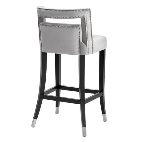 Hart Velvet Stool by TOV Furniture at Eve Furniture