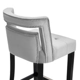 Hart Velvet Stool by TOV Furniture at Eve Furniture