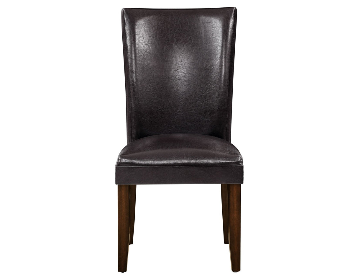 Hartford Espresso Brown Round Dining Room Set with Lazy Susan by Steve Silver at Eve Furniture