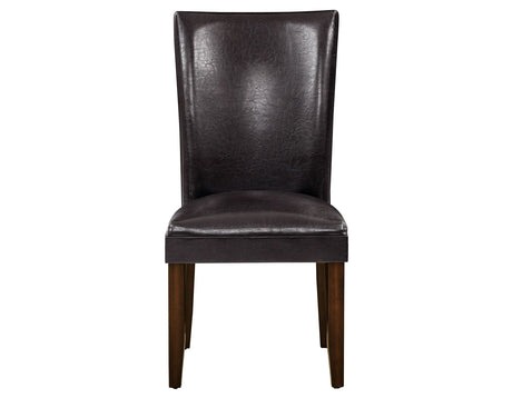 Hartford Espresso Brown Round Dining Room Set with Lazy Susan by Steve Silver at Eve Furniture