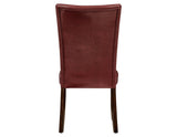 Hartford Vegan Leather Side Chair, Red, Set of 2 by Steve Silver at Eve Furniture