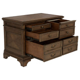 Hartshill 5-Drawer File Cabinet Burnished Oak