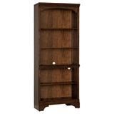 Hartshill Burnished Oak 5-Shelf Bookcase