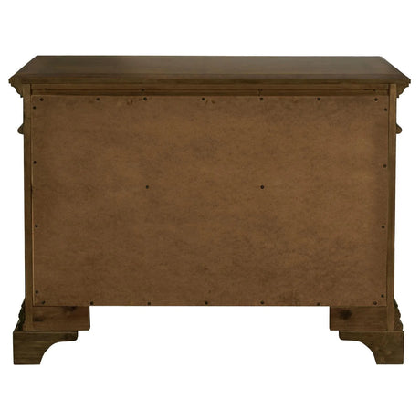 Hartshill Burnished Oak 5-Drawer File Cabinet by Coaster at Eve Furniture