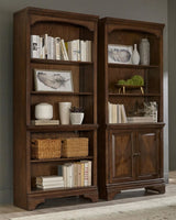 Hartshill Burnished Oak 5-Shelf Bookcase by Coaster at Eve Furniture