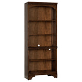 Hartshill Burnished Oak 5-Shelf Bookcase by Coaster at Eve Furniture