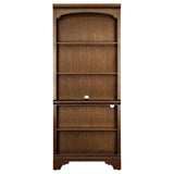 Hartshill Burnished Oak 5-Shelf Bookcase by Coaster at Eve Furniture